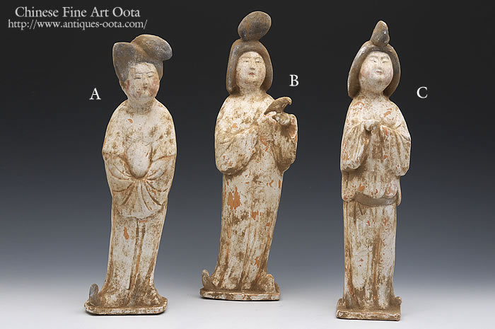 倣三国時代説唱俑】 加彩陶俑 出土古玩 58cm/10.2kg O0505D