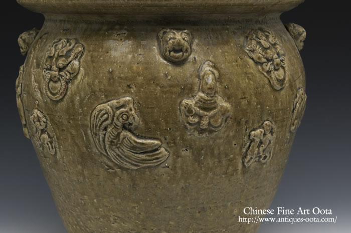 中国古玩　青磁　大水次　タコチ　東さ6-0422③ 青白磁瓜形水注｜展示中の日本・東洋のやきもの｜コレクション
