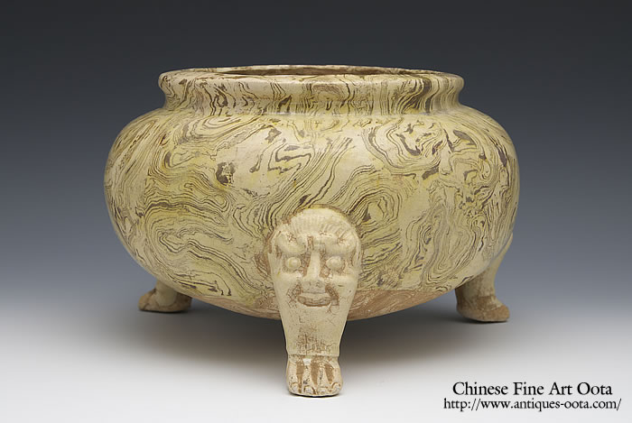 499『唐銅 木の葉形 茶托 5枚』/骨董品 古美術 古玩 アンティーク