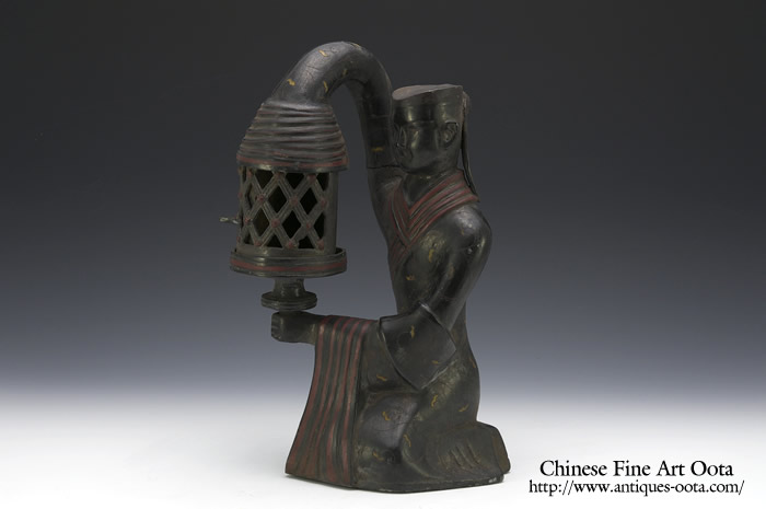 清代，“道光甲辰冬定府行有恒堂造”款狮耳马槽炉尺寸:17.5x10
